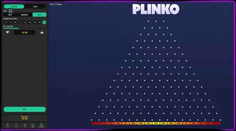 Cum să începeți să jucați Plinko: instrucțiuni
